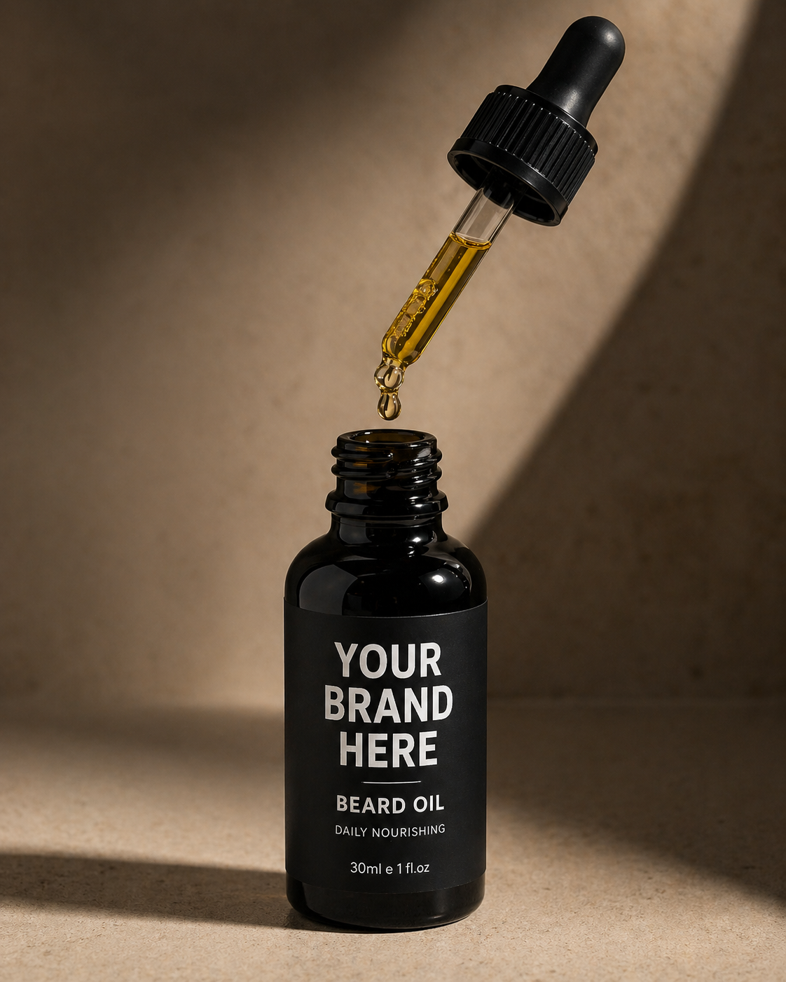 Build Your Blend Beard Oil in use